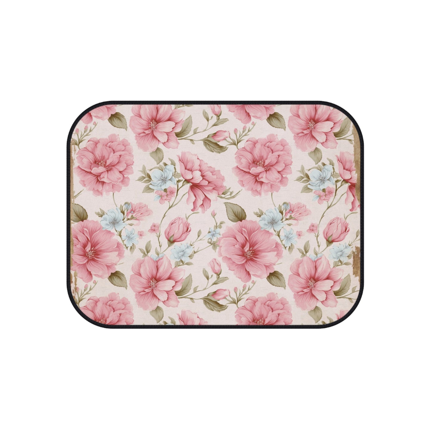 Pretty in Pink: Floral Car Mats Set of 4 for a Stylish Ride