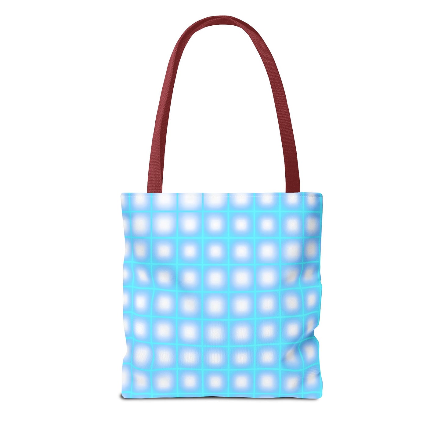 Vibrant Neon Grid Print Totes for Your Everyday Essentials - Shop Now!