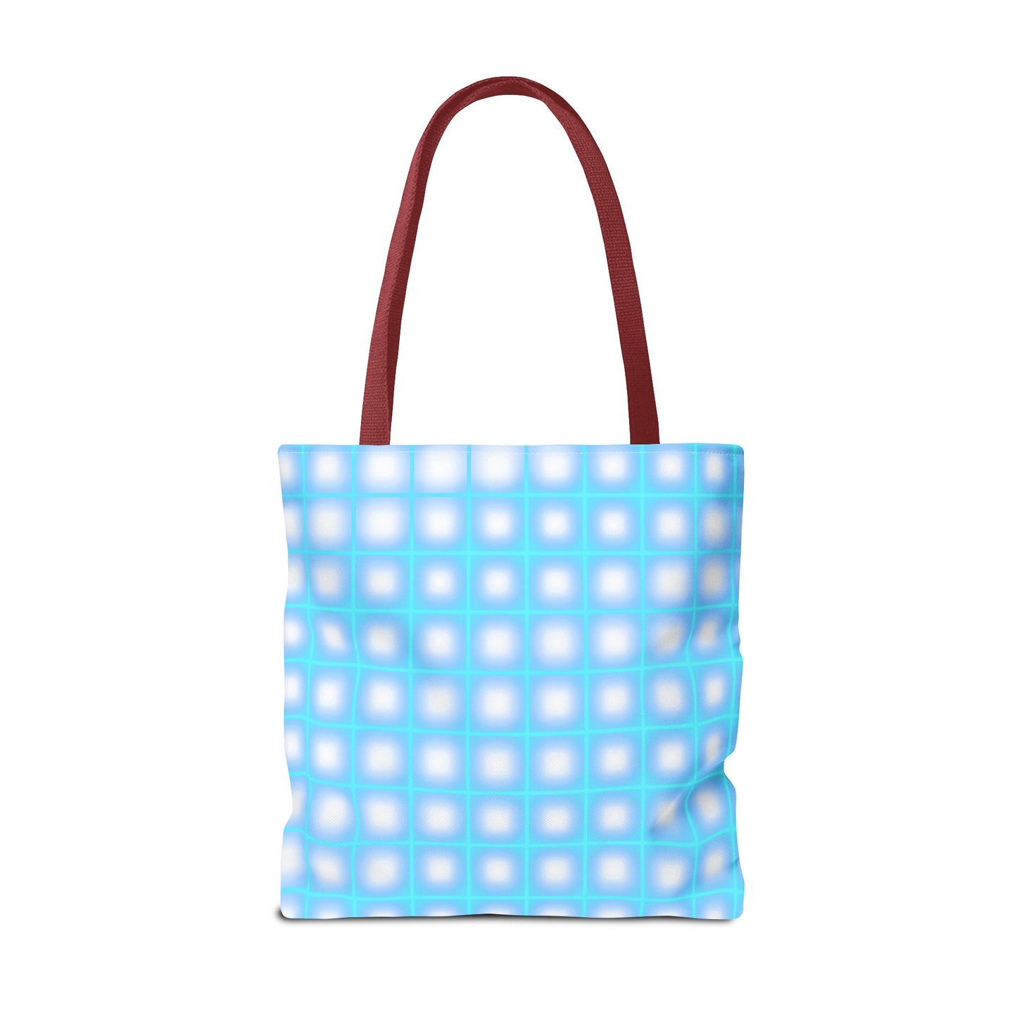 Vibrant Neon Grid Print Totes for Your Everyday Essentials - Shop Now!