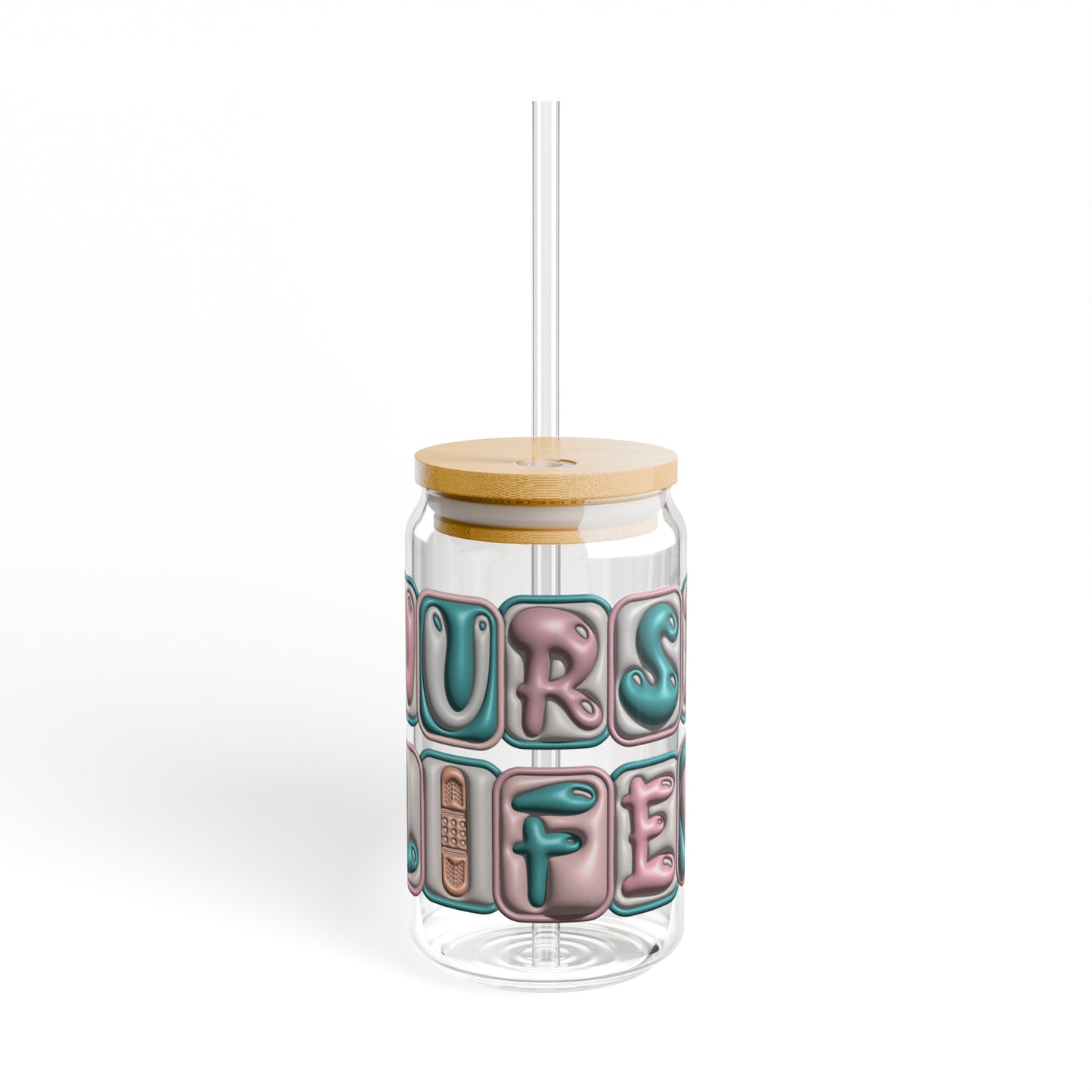 Nurse Life Glass Cup - Stylish Tumbler for Healthcare Professionals