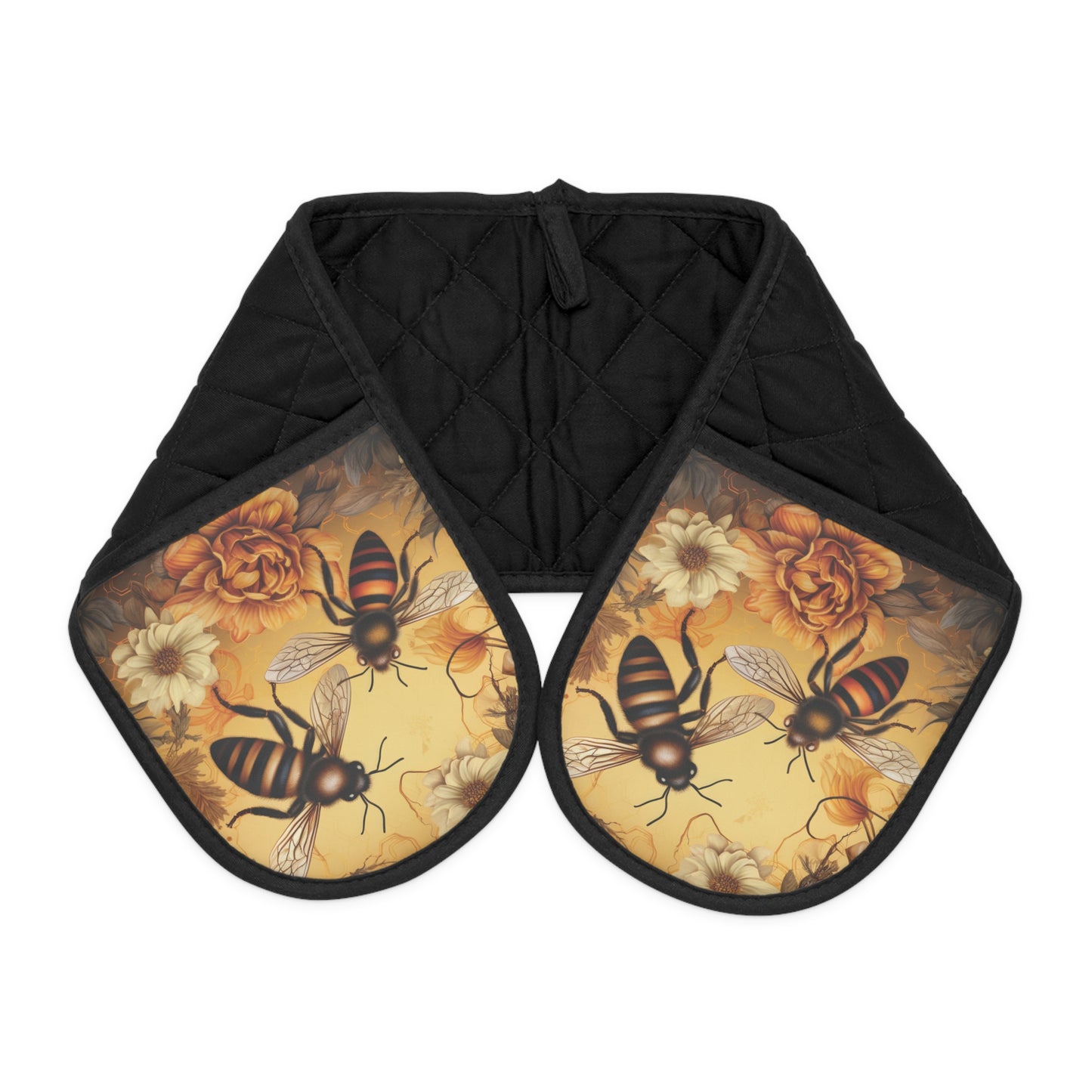 Buzzworthy Bees Hanging Loop Oven Mitt - Quirky Kitchen Accessory