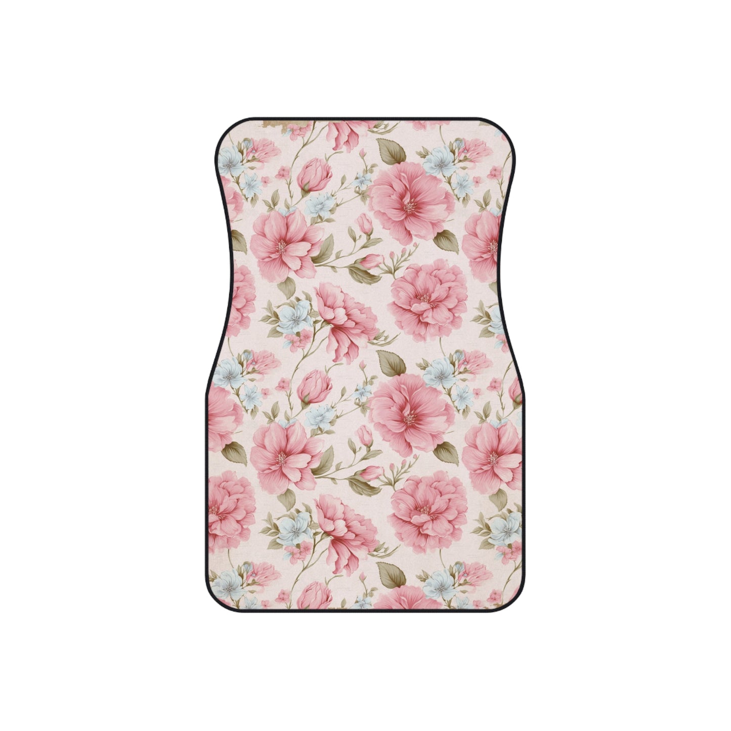 Pretty in Pink: Floral Car Mats Set of 4 for a Stylish Ride