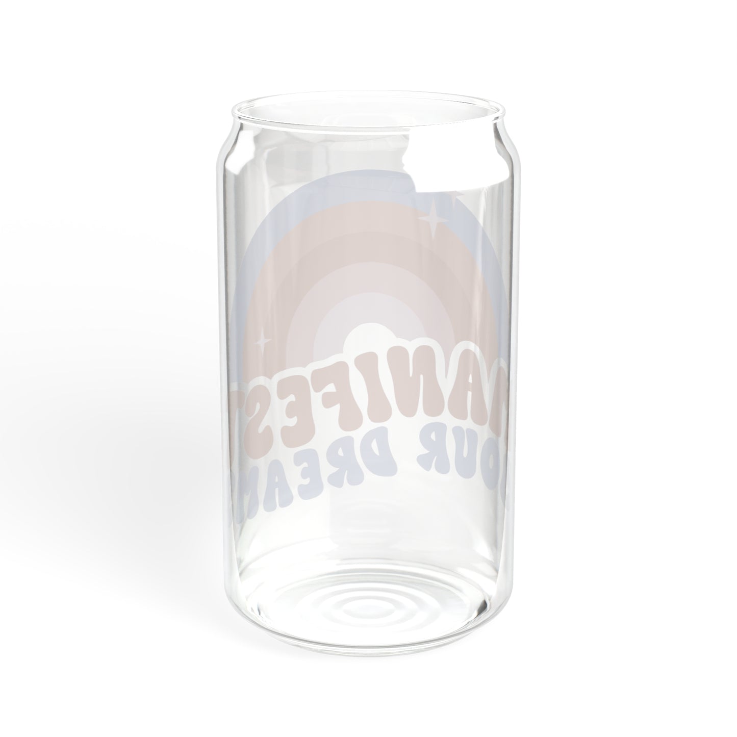 Dreamy Glass Can Cup to Manifest Your Desires