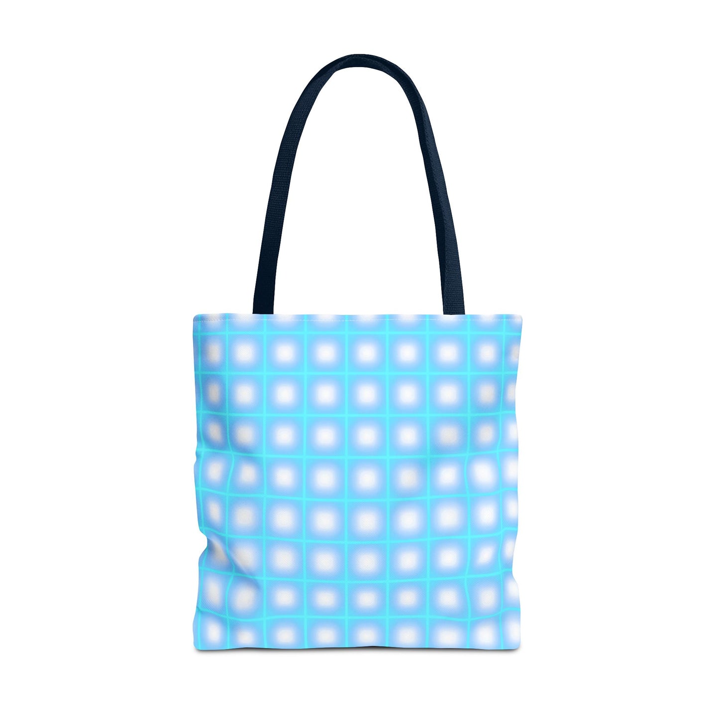 Vibrant Neon Grid Print Totes for Your Everyday Essentials - Shop Now!