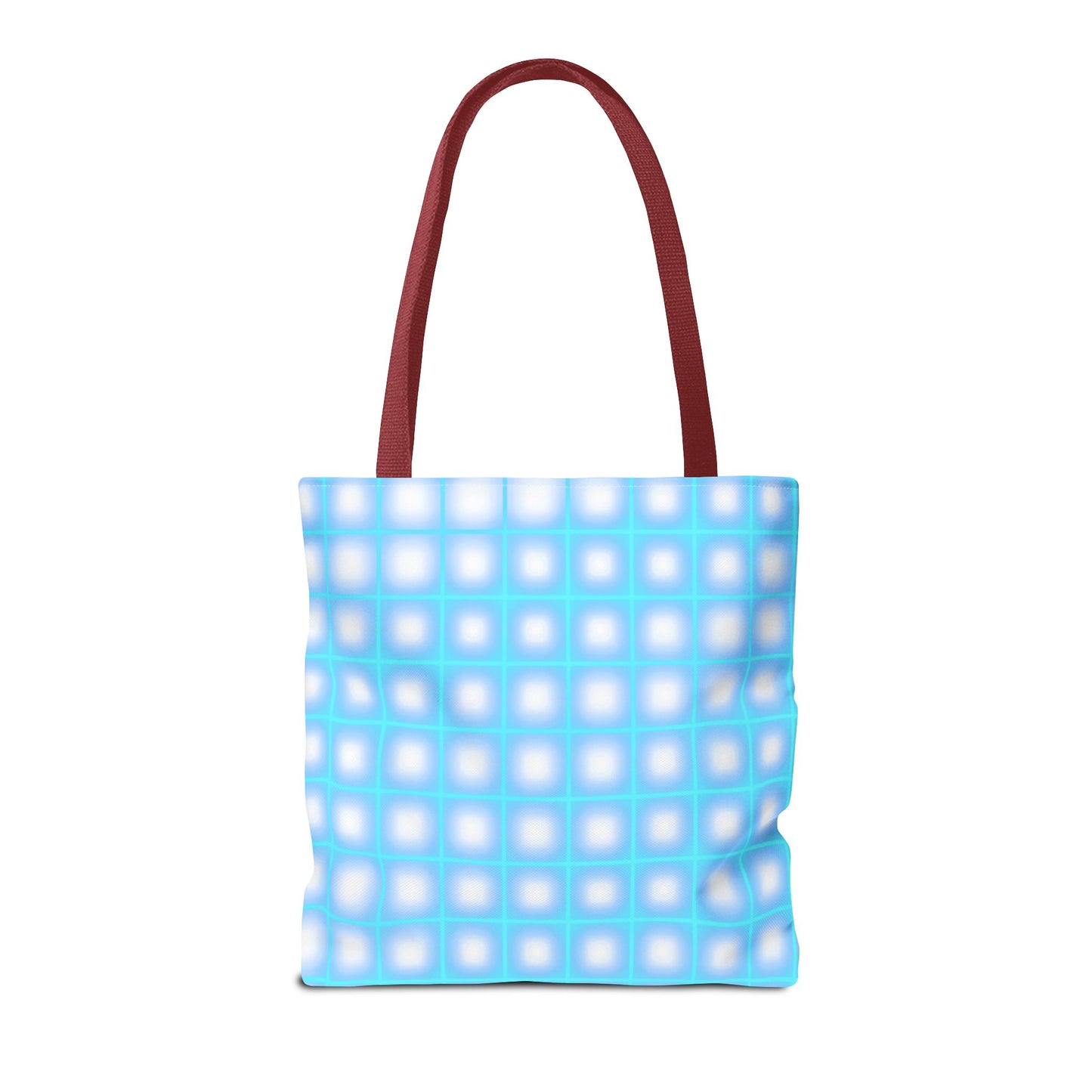 Vibrant Neon Grid Print Totes for Your Everyday Essentials - Shop Now!