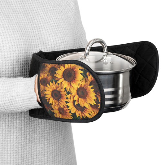 Sunflowers Oven Mitt: Bring a Touch of Summer to Your Cooking Experience!