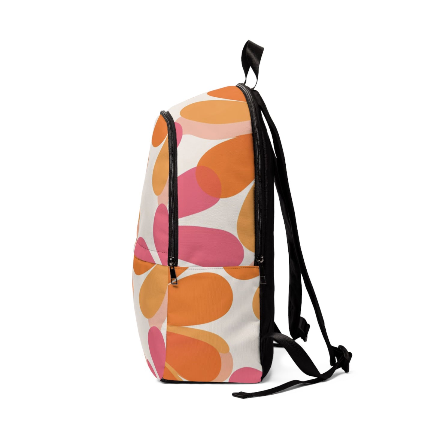 Chic Floral Fabric Backpack - Retro-Inspired Design