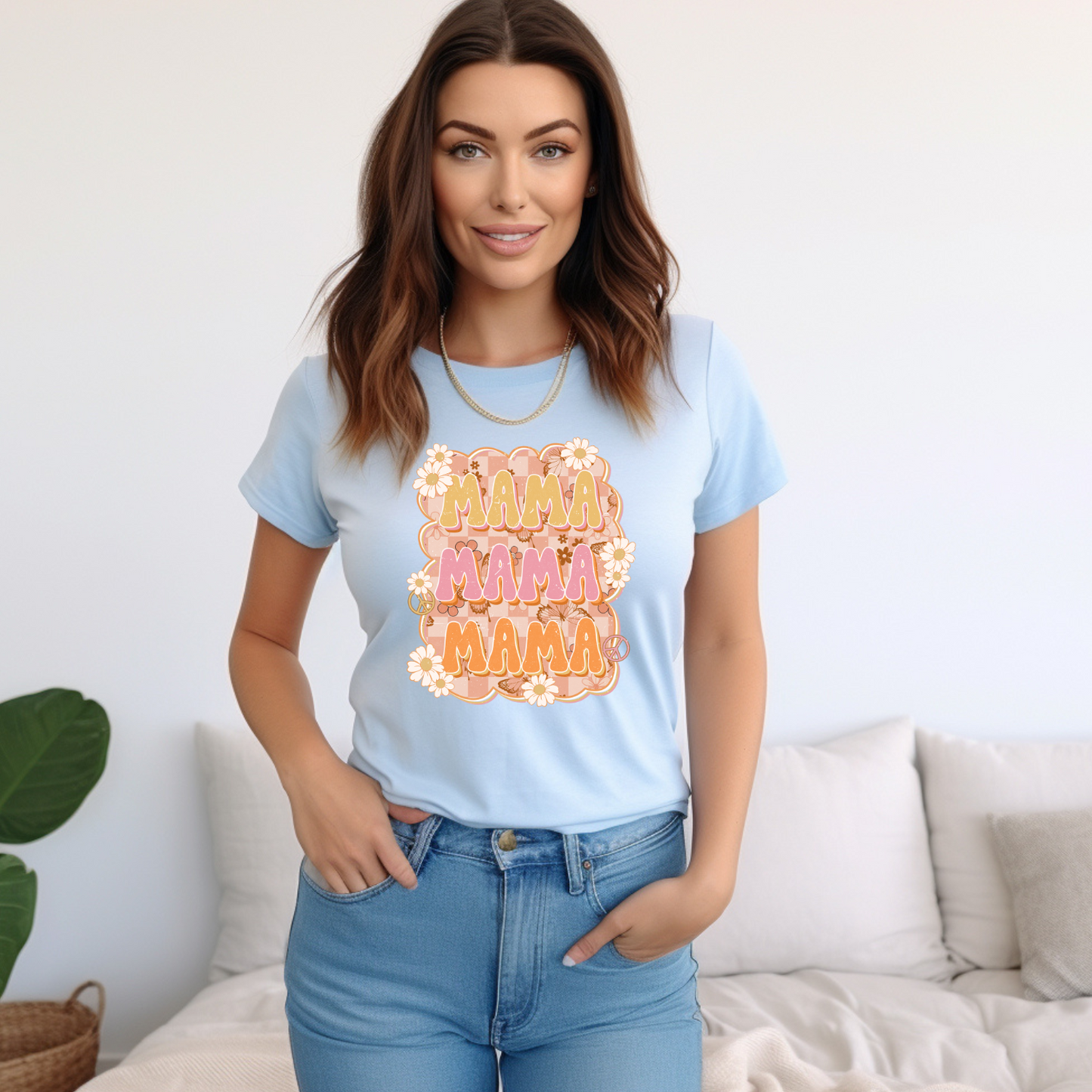 Bloom with Love: Floral Mama Shirt in Beautiful Colors