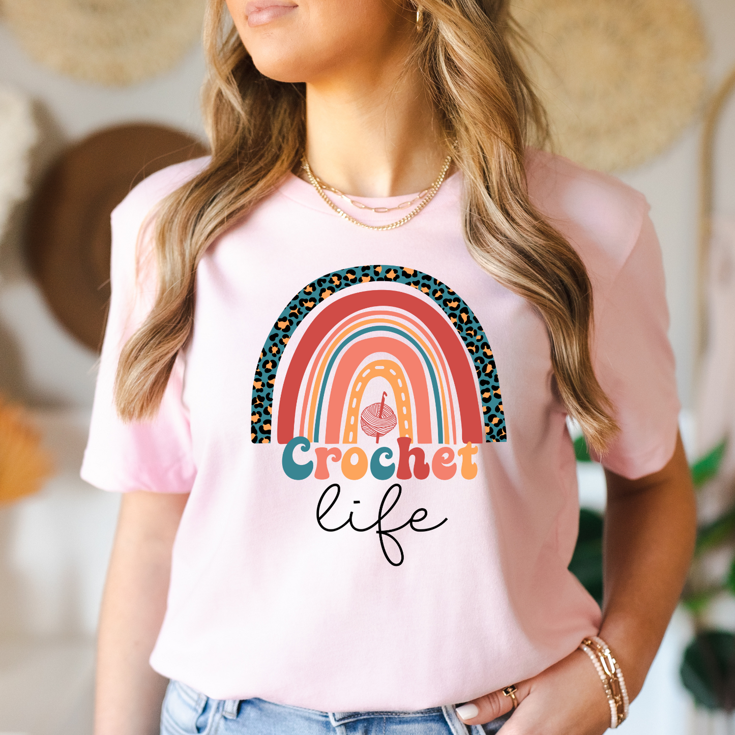 Crochet Life Tee: Wear Your Craft on Your Sleeve and Let the World Know You're a Crochet Enthusiast!