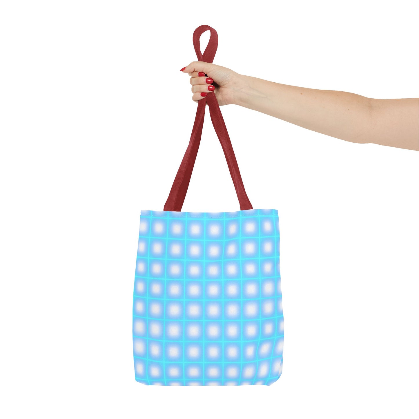 Vibrant Neon Grid Print Totes for Your Everyday Essentials - Shop Now!