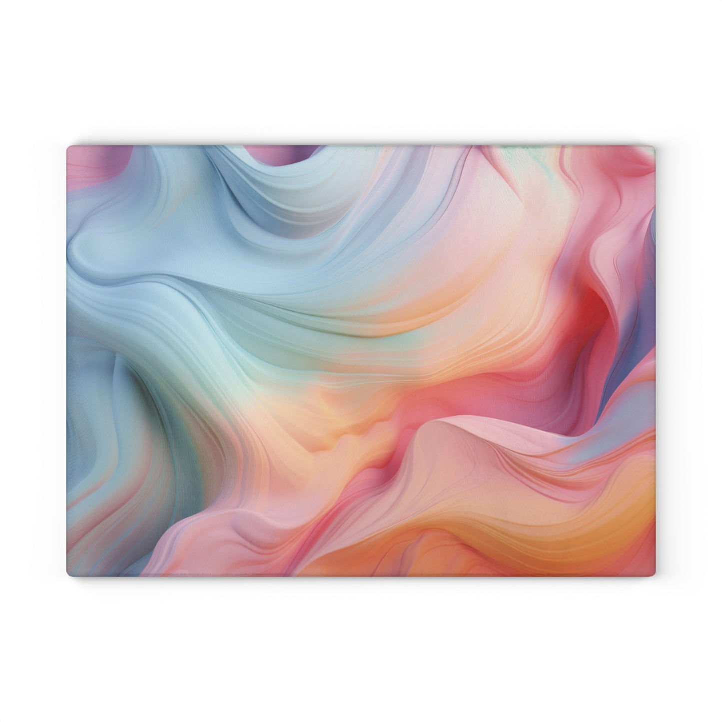 Pastel Delights Glass Cutting Board - Add a Pop of Color to Your Cooking Space