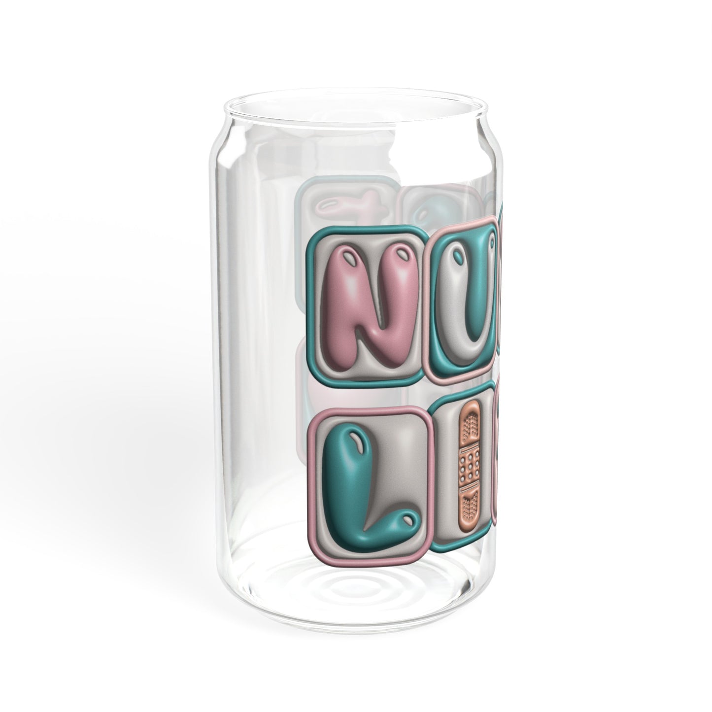 Nurse Life Glass Cup - Stylish Tumbler for Healthcare Professionals