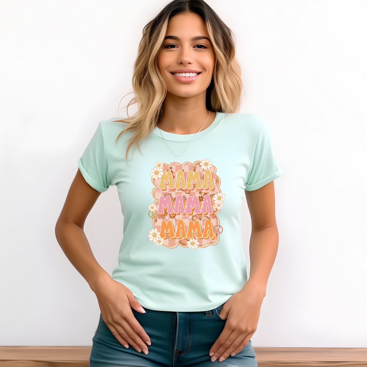 Bloom with Love: Floral Mama Shirt in Beautiful Colors