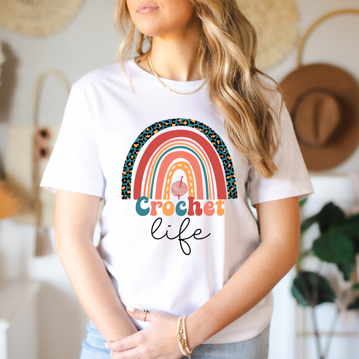 Crochet Life Tee: Wear Your Craft on Your Sleeve and Let the World Know You're a Crochet Enthusiast!