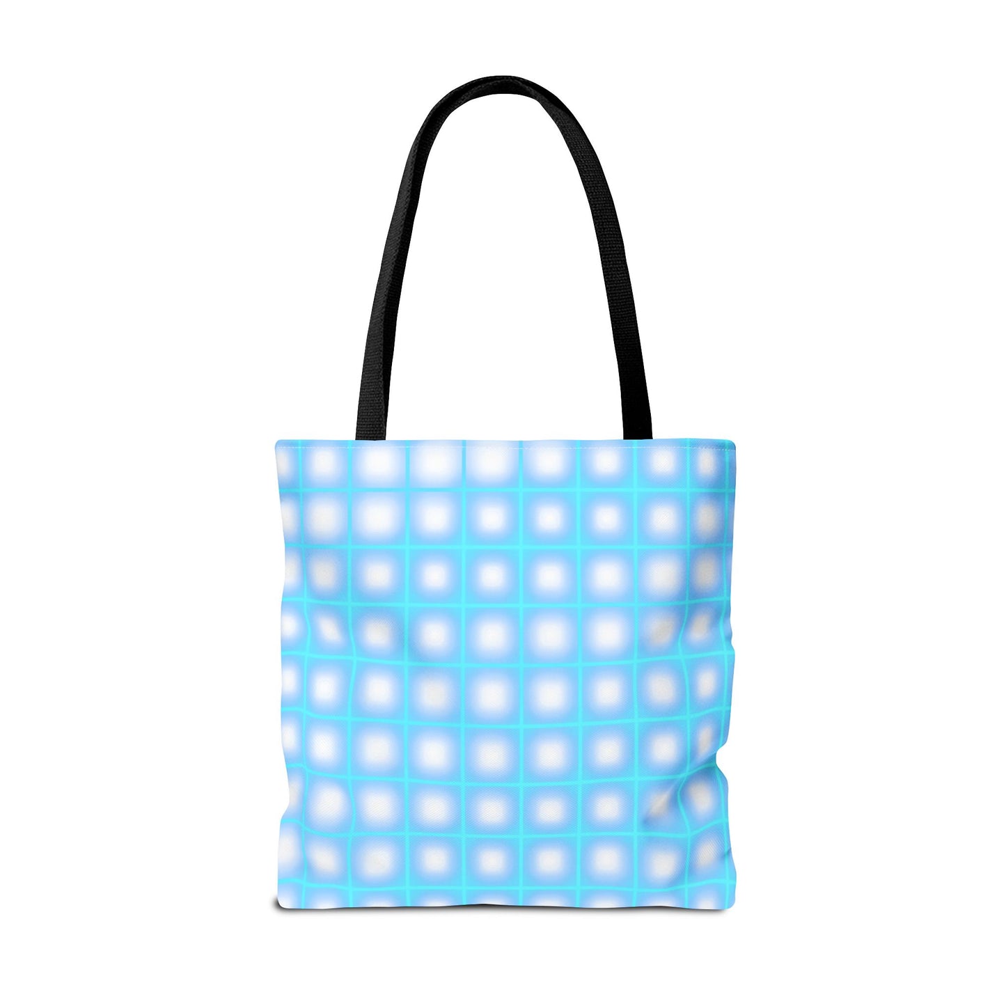 Vibrant Neon Grid Print Totes for Your Everyday Essentials - Shop Now!