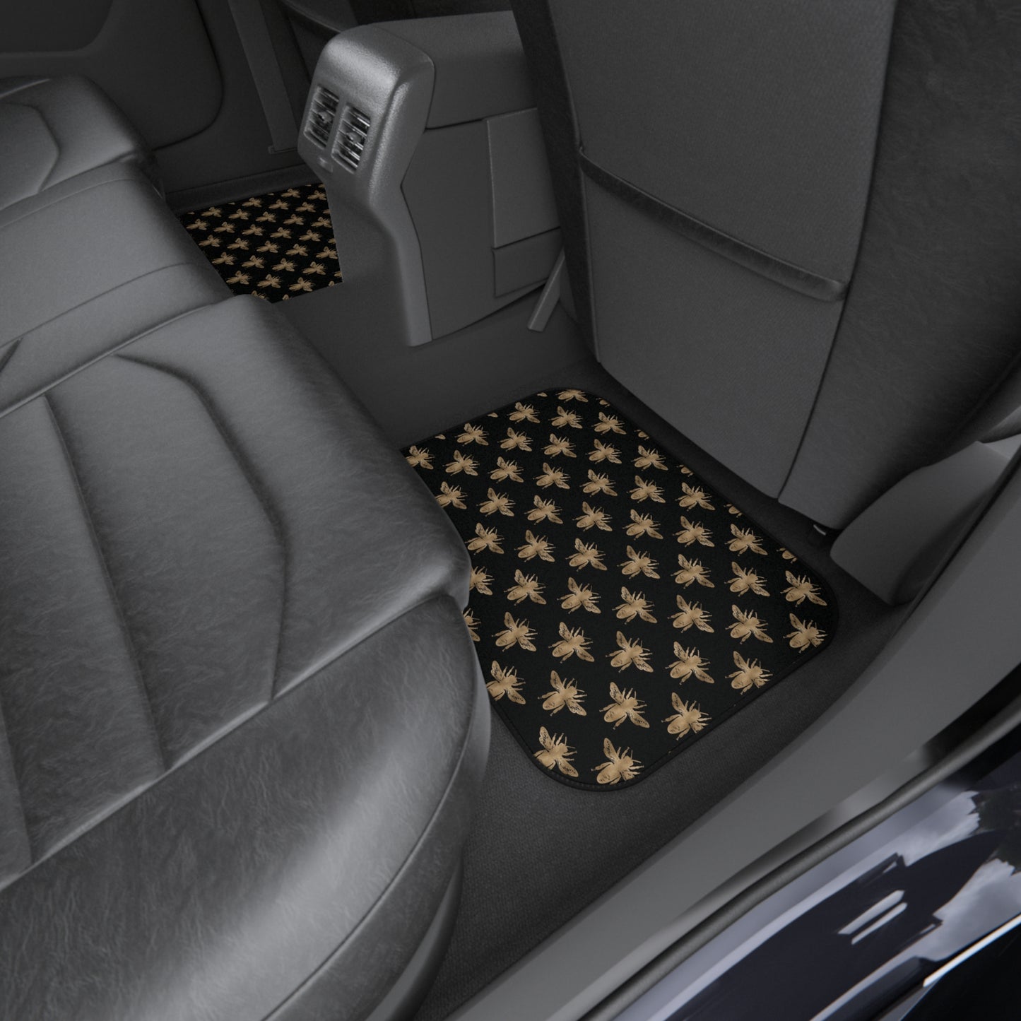 Bumblebee Pattern Car Floor Mat - Premium Quality, Non-Slip - Protect Your Car's Flooring