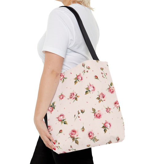 Floral Print Tote Bag - Chic and Durable for Daily Use