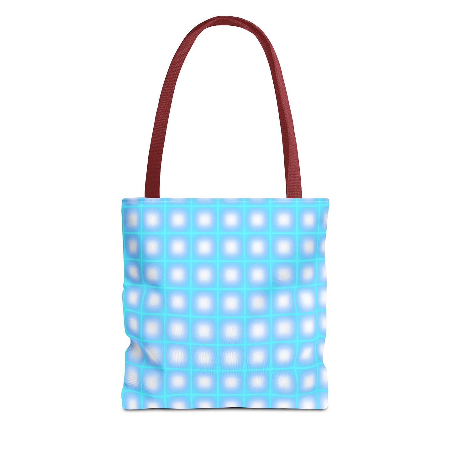 Vibrant Neon Grid Print Totes for Your Everyday Essentials - Shop Now!