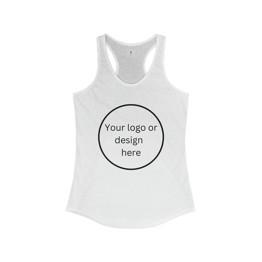 Customized Women's Ideal Racerback Tank - Personalize Your Style