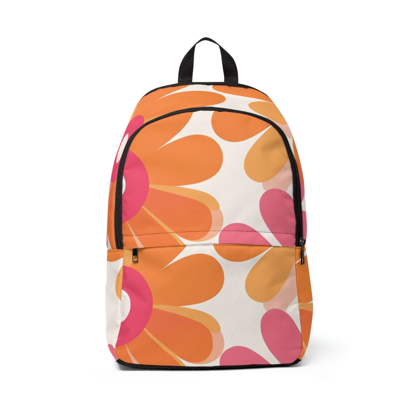 Chic Floral Fabric Backpack - Retro-Inspired Design