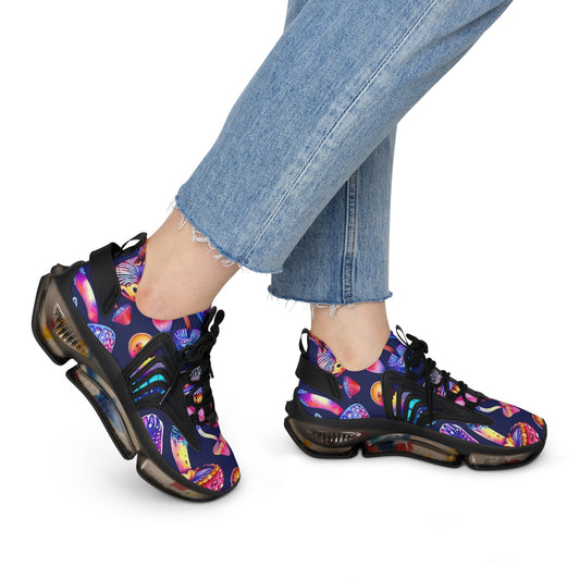 Men's and Women's Neon Mushrooms Sneakers - Funky & Fun Footwear