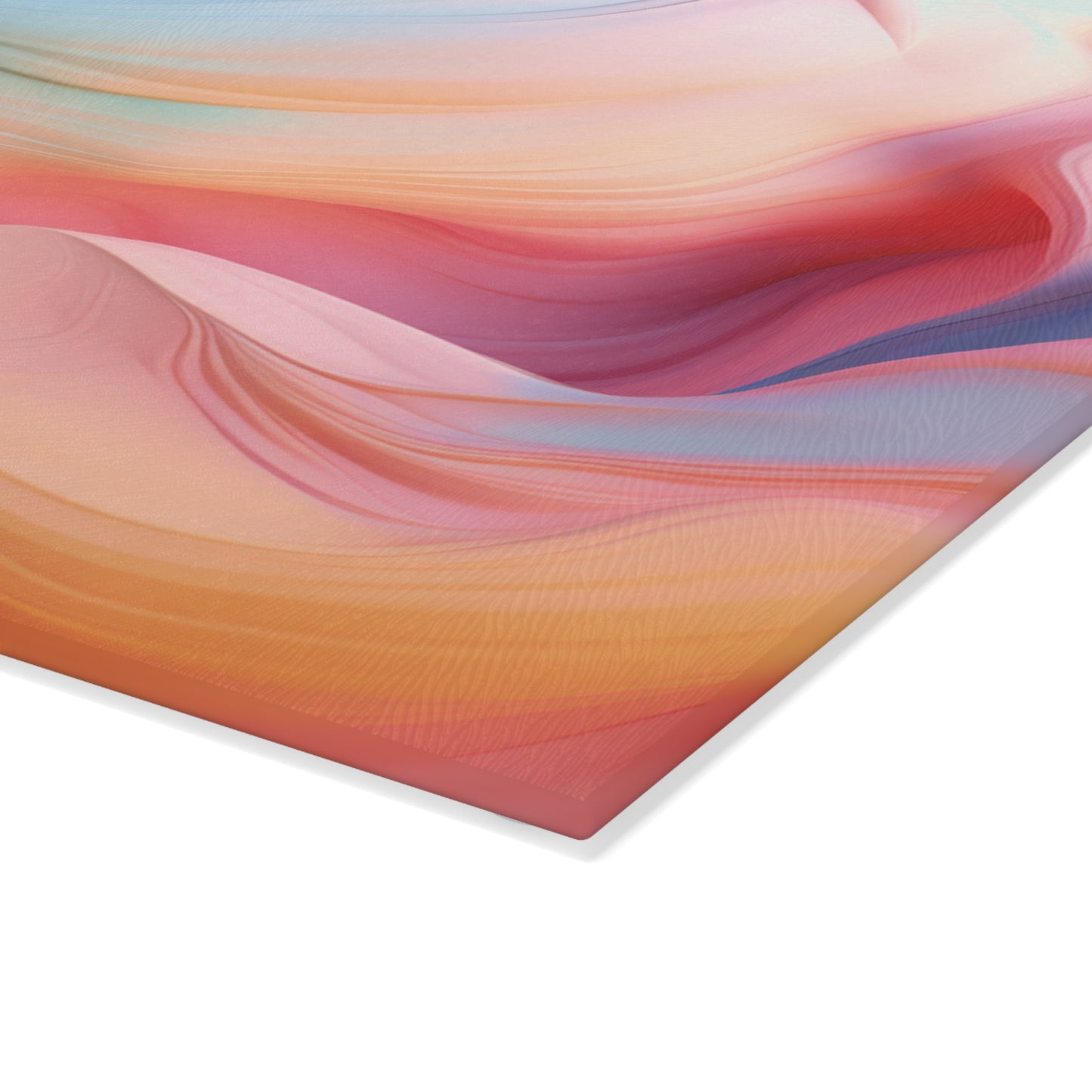 Pastel Delights Glass Cutting Board - Add a Pop of Color to Your Cooking Space