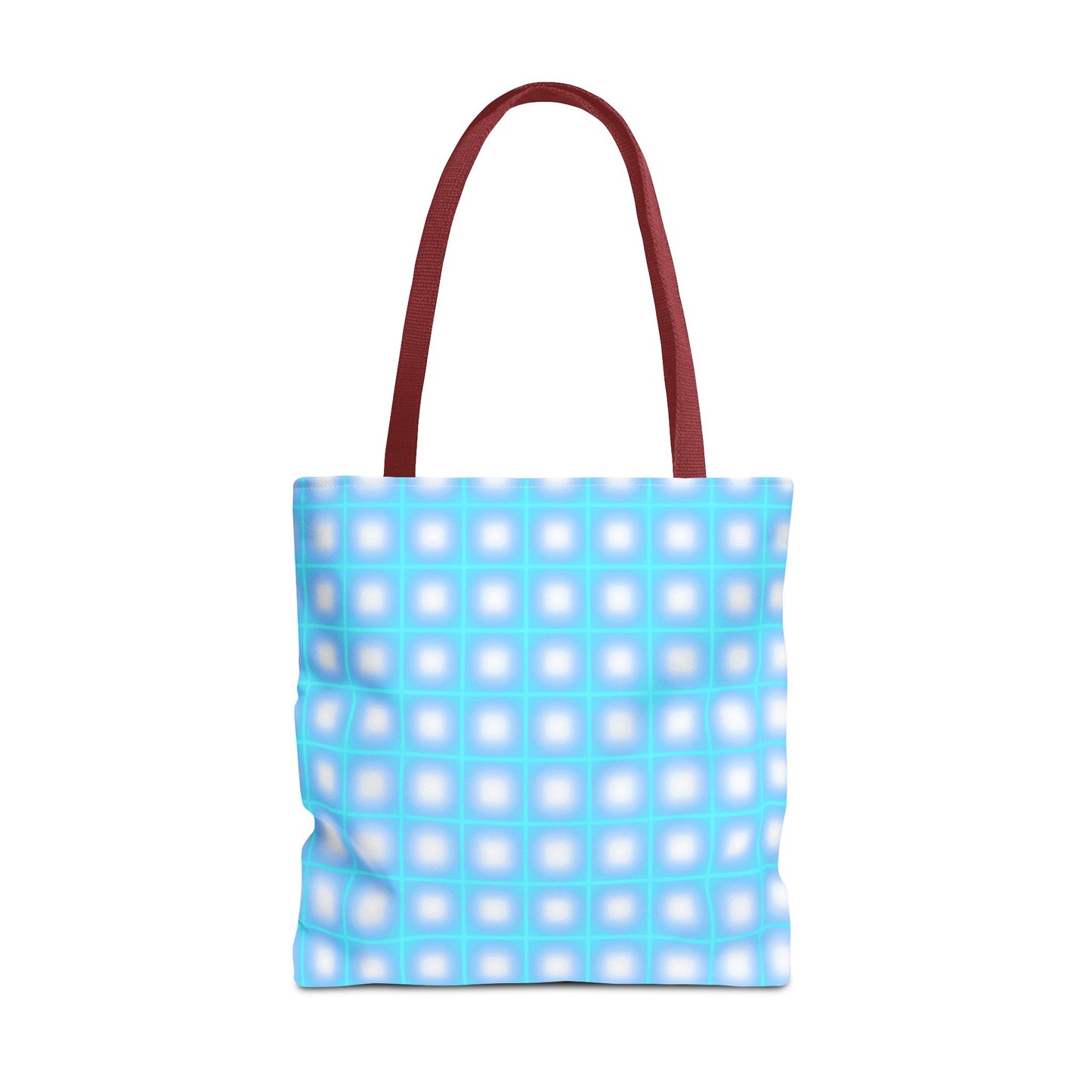 Vibrant Neon Grid Print Totes for Your Everyday Essentials - Shop Now!