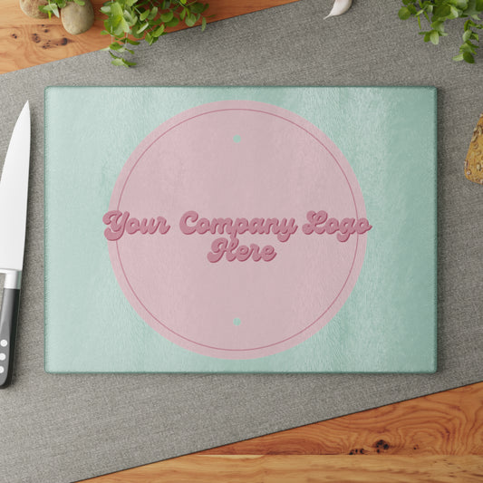 Company Logo Glass Cutting Board - Unique Promotional Product